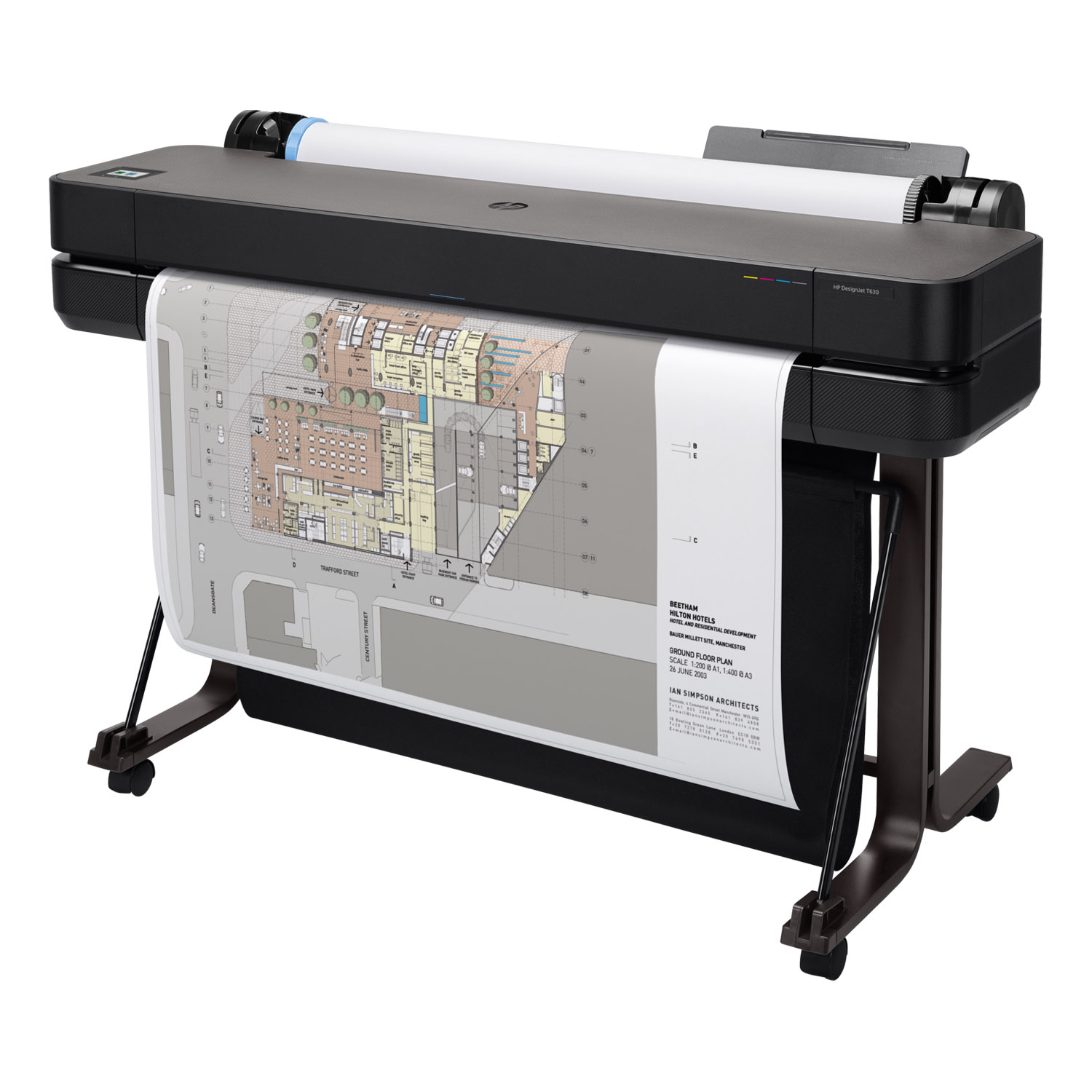 Hp Designjet T630 24" Mürekkep Püskürtmeli Çizici Plotter (5HB09A) - Görsel 3